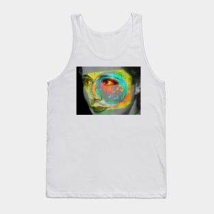 Slow Time Down - Surreal/Collage Art Tank Top